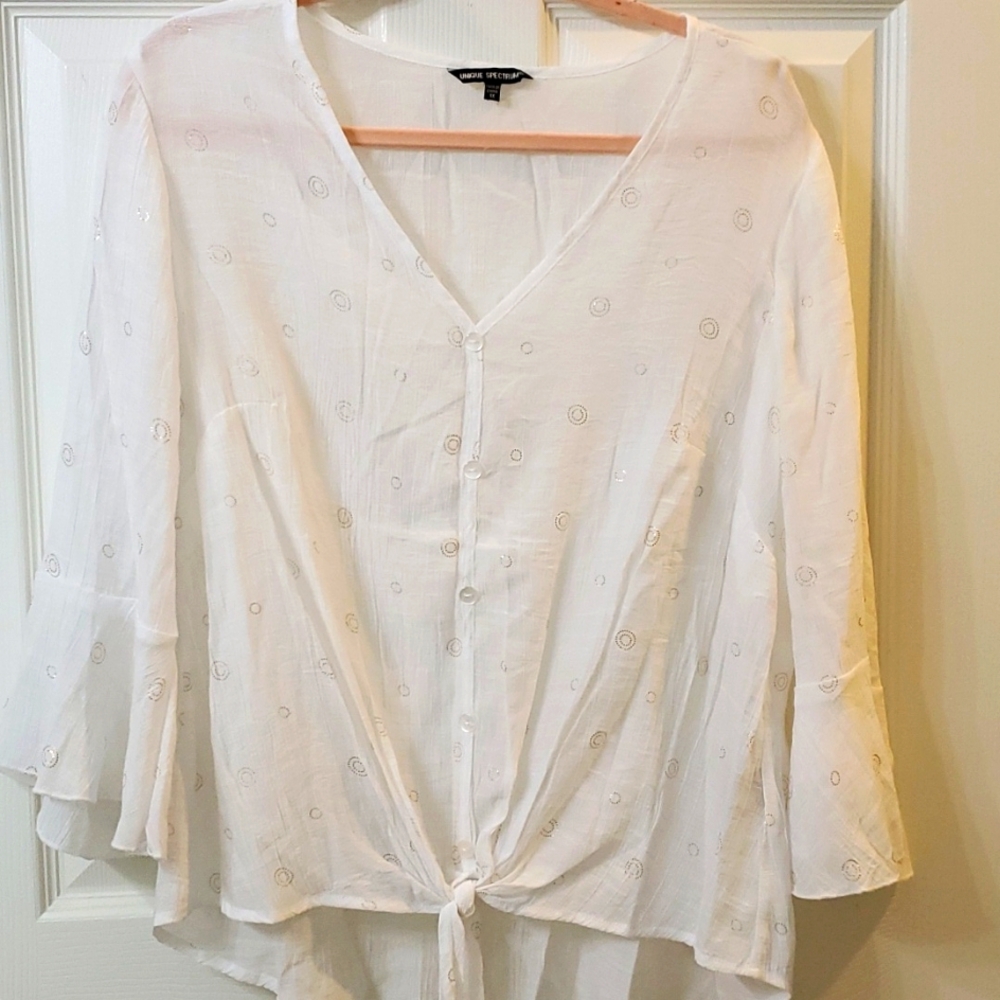 Unique Spectrum Woman's Plus Blouse 1X